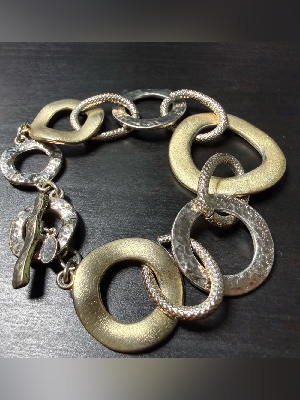 Premier Designs Mixed Metal Hammered